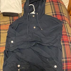 abercrombie and fitch heavy jacket with hood